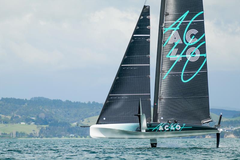 ETNZ AC 40 - America's Cup Joint Recon Emirates Team New Zealand AC40 Day 2 - September 21, 2022 - photo © Adam Mustill / America's Cup