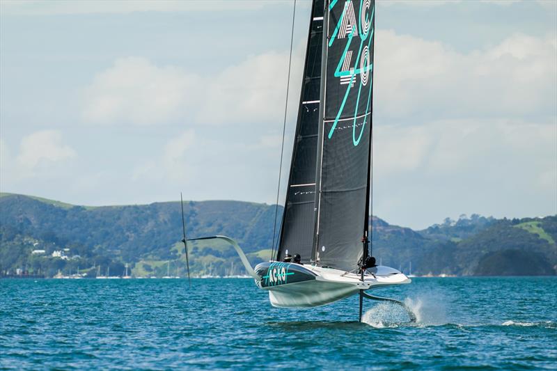 ETNZ AC 40 - America's Cup Joint Recon Emirates Team New Zealand AC40 Day 2 - September 21, 2022 - photo © Adam Mustill / America's Cup