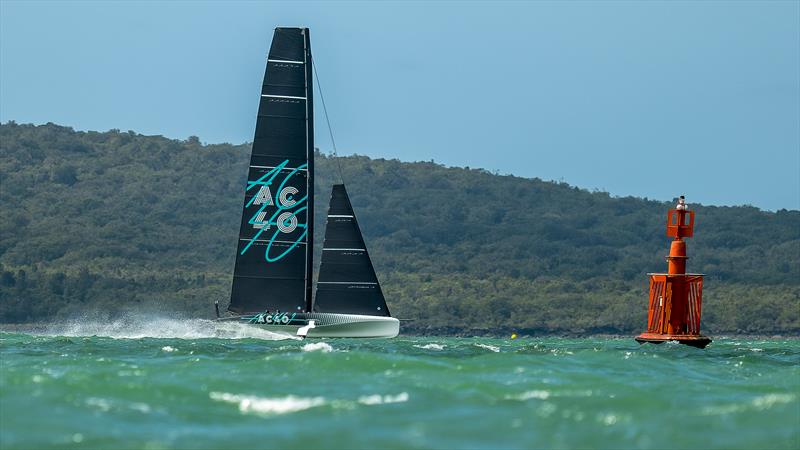 Emirates Team NZ's AC40 - Inner Hauraki Gulf - Auckland - October 26, 2022 - photo © Adam Mustill / America's Cup