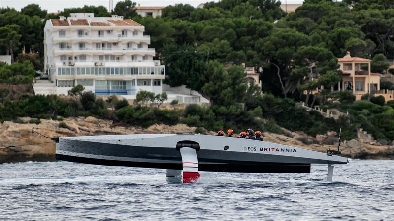 INEOS Britannia -  LEQ12 - November 18, 2022 - Majorca photo copyright Ugo Fonolla / America's Cup taken at Royal Yacht Squadron and featuring the AC40 class