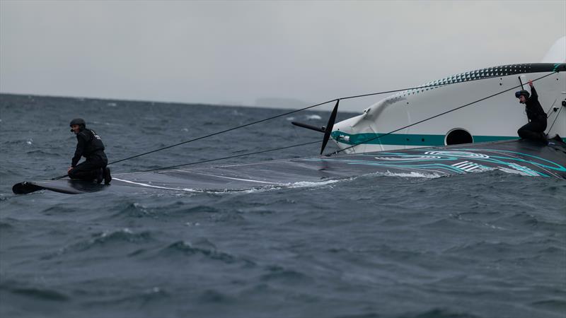 Emirates Team New Zealand - AC40 - Waitemata Harbour - Auckland - November 21, 2022 - photo © Adam Mustill / America's Cup