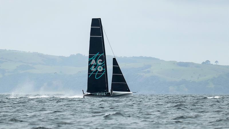 Emirates Team New Zealand - AC40 - Waitemata Harbour - Auckland - November 21, 2022 - photo © Adam Mustill / America's Cup