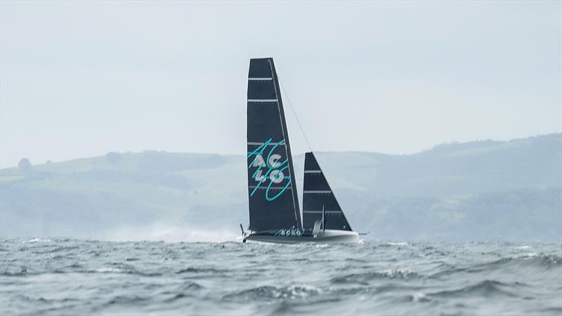 Emirates Team New Zealand - Waitemata Harbour - Auckland - November 21, 2022 photo copyright Adam Mustill / America's Cup taken at Royal New Zealand Yacht Squadron and featuring the AC40 class