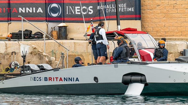 INEOS Britannia - Tow testing - December 7, 2022 - Mallorca - photo © Ugo Fonolla / America's Cup