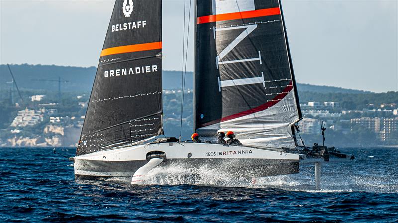 INEOS Britannia  -   LEQ12 - December 21, 2022 - Badia de Palma - Mallorca photo copyright Ugo Fonolla / America's Cup taken at Royal Yacht Squadron and featuring the AC40 class