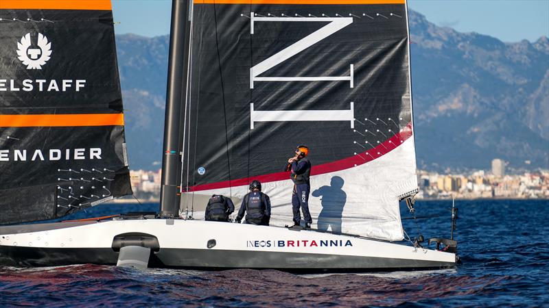 Crew swap - INEOS Britannia  -   LEQ12 - January 12, 2023 - Badia de Palma - Mallorca - photo © Ugo Fonolla / America's Cup