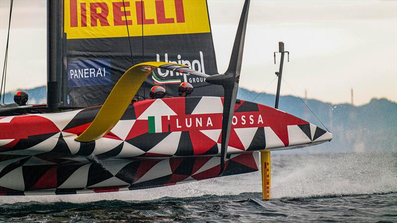 Luna Rossa Prada Pirelli -   LEQ12 - January 26, 2023 - Cagliari photo copyright Ivo Rovira / America'sCup taken at Yacht Club Cagliari and featuring the AC40 class