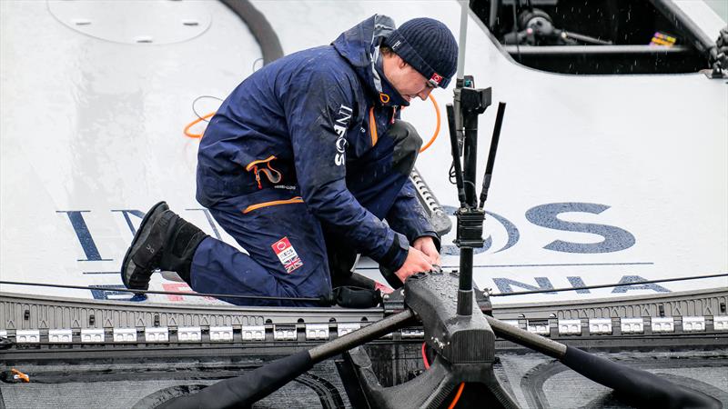 INEOS Britannia  -   LEQ12 - January 28, 2023 - Badia de Palma - Mallorca photo copyright Ugo Fonolla / America's Cup taken at Royal Yacht Squadron and featuring the AC40 class