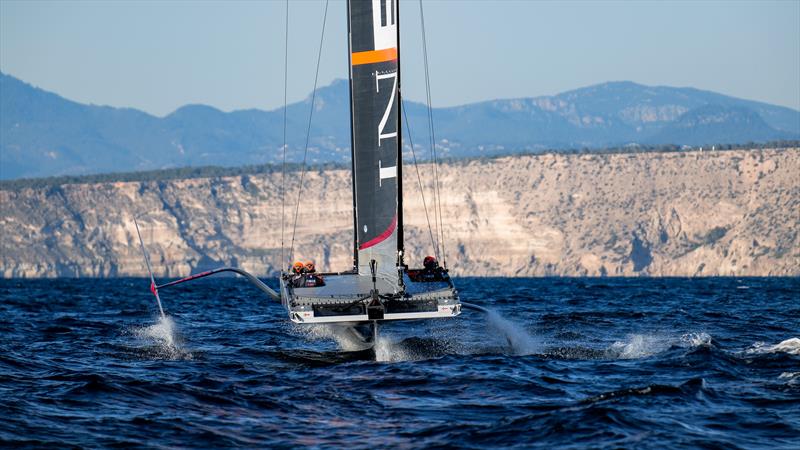 INEOS Britannia  -   LEQ12 - January 31, 2023 - Badia de Palma - Mallorca photo copyright Ugo Fonolla / America's Cup taken at Royal Yacht Squadron and featuring the AC40 class