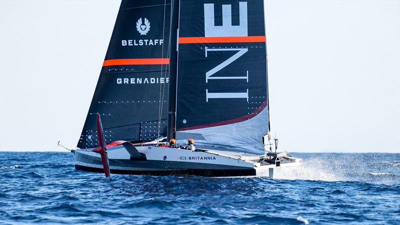 INEOS Britannia  -   LEQ12 - January 31, 2023 - Badia de Palma - Mallorca photo copyright Ugo Fonolla / America's Cup taken at Royal Yacht Squadron and featuring the AC40 class