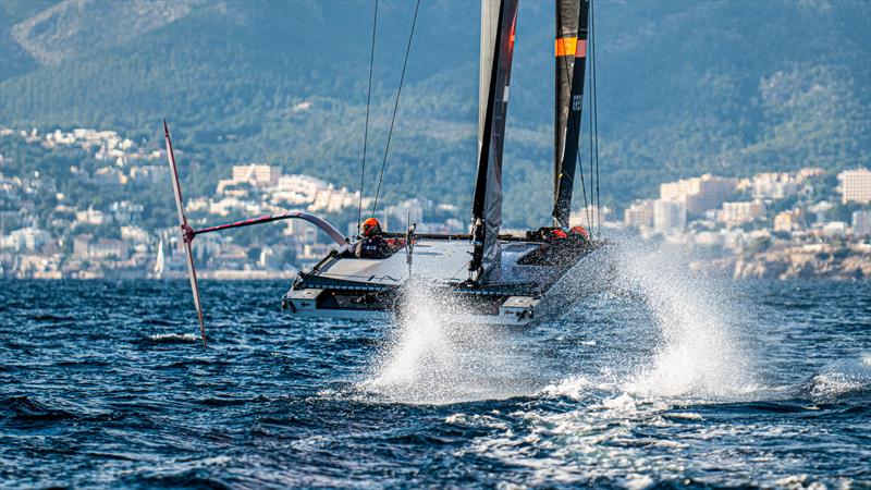 INEOS Britannia  -   LEQ12 - February 1, 2023 - Badia de Palma - Mallorca photo copyright Ugo Fonolla / America's Cup taken at Royal Yacht Squadron and featuring the AC40 class