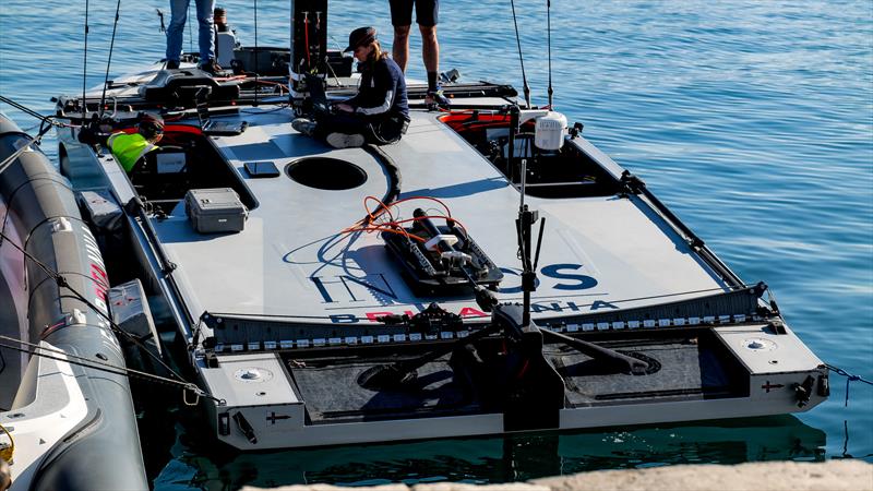 INEOS Britannia  -   LEQ12 - February 1, 2023 - Badia de Palma - Mallorca photo copyright Ugo Fonolla / America's Cup taken at Royal Yacht Squadron and featuring the AC40 class