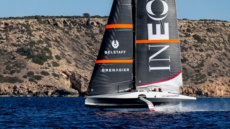 INEOS Britannia  -   LEQ12 - February 3, 2023 - Badia de Palma - Mallorca - photo © Ugo Fonolla / America's Cup