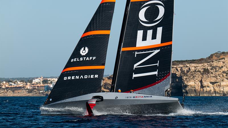 INEOS Britannia  -   LEQ12 - February 3, 2023 - Badia de Palma - Mallorca photo copyright Ugo Fonolla / America's Cup taken at Royal Yacht Squadron and featuring the AC40 class