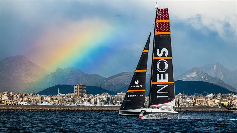 INEOS Britannia  -   LEQ12 - February 6, 2023 - Badia de Palma - Mallorca - photo © Ugo Fonolla / America's Cup