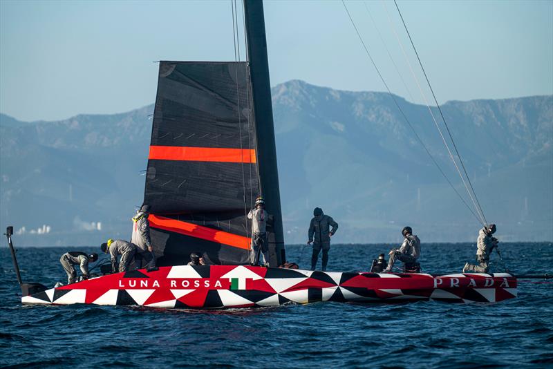  Luna Rossa Prada Pirelli  -   LEQ12 - February 5, 2023 - Gulf of Cagliari - photo © Ivo Rovira / America's Cup