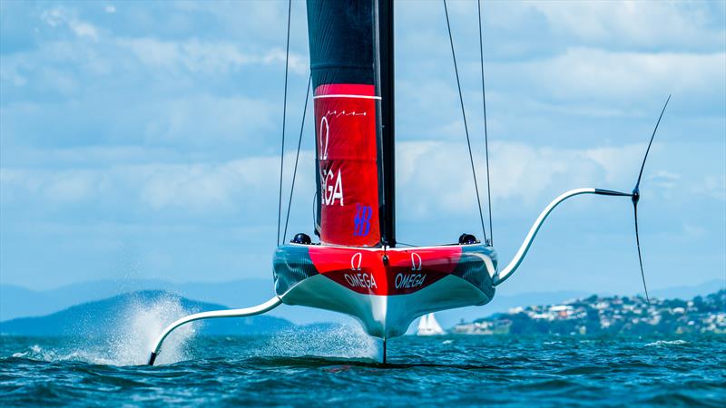 Emirates Team New Zealand  -  AC40 - February 8, 2023 - 'The Paddock' - Eastern Beach, Auckland NZ - photo © Adam Mustill / America's Cup