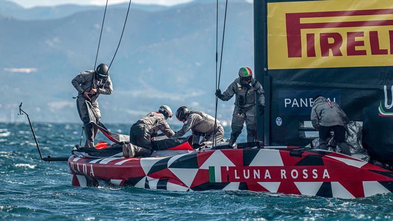 Luna Rossa Prada Pirelli -  LEQ12 - February 9, 2023 - Cagliari - photo © Ivo Rovira / America'sCup