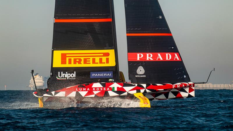 Luna Rossa Prada Pirelli -  LEQ12 - February 12, 2023 - Cagliari - photo © Ivo Rovira / America's Cup