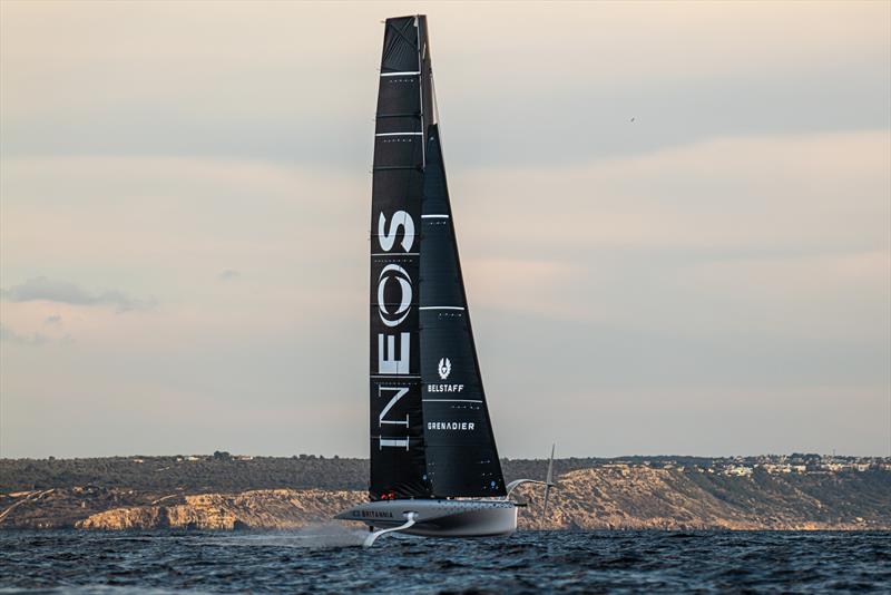 INEOS Britannia - AC40 - Day 2 - February 15, 2023 - photo © Ugo Fonolla / America's Cup