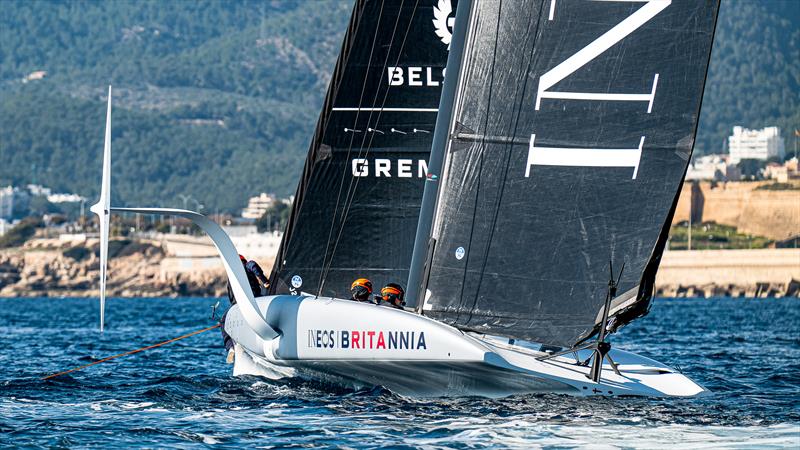 INEOS Britannia - AC40 - Day 4 -  Day 28, February 17, 2023 - photo © Ugo Fonolla / America's Cup