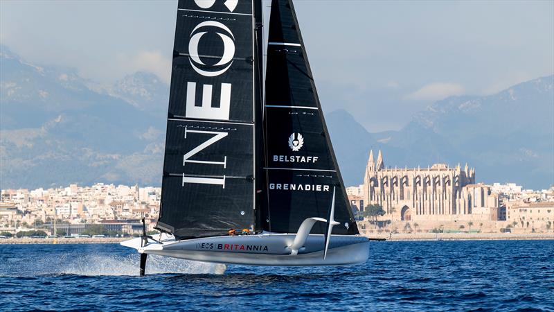 INEOS Britannia - AC40 - Day 4 -  Day 28, February 17, 2023 - photo © Ugo Fonolla / America's Cup