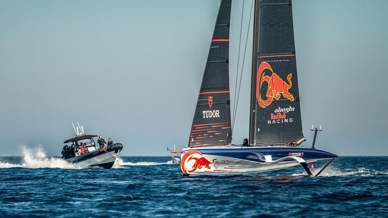 Alinghi Red Bull Racing - AC40 - Day 4 - February 17, 2023 - photo © Alex Carabi / America's Cup