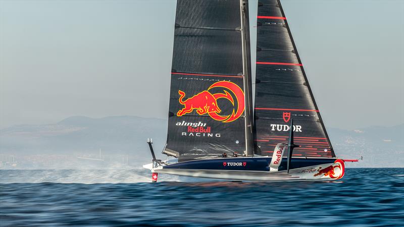 Alinghi Red Bull Racing - AC40 - Day 4 - February 17, 2023 photo copyright Alex Carabi / America's Cup taken at Société Nautique de Genève and featuring the AC40 class