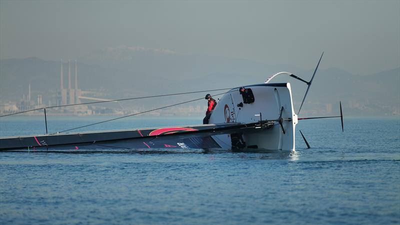 Alinghi Red Bull Racing - AC40 - Day 4 - February 17, 2023 photo copyright Alex Carabi / America's Cup taken at Société Nautique de Genève and featuring the AC40 class