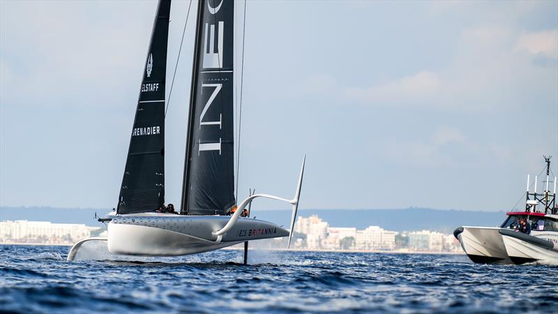 Athena - AC40-2 - INEOS Britannia - AC40 - Day 3 -  February 16, 2023 - photo © Ugo Fonolla / America's Cup