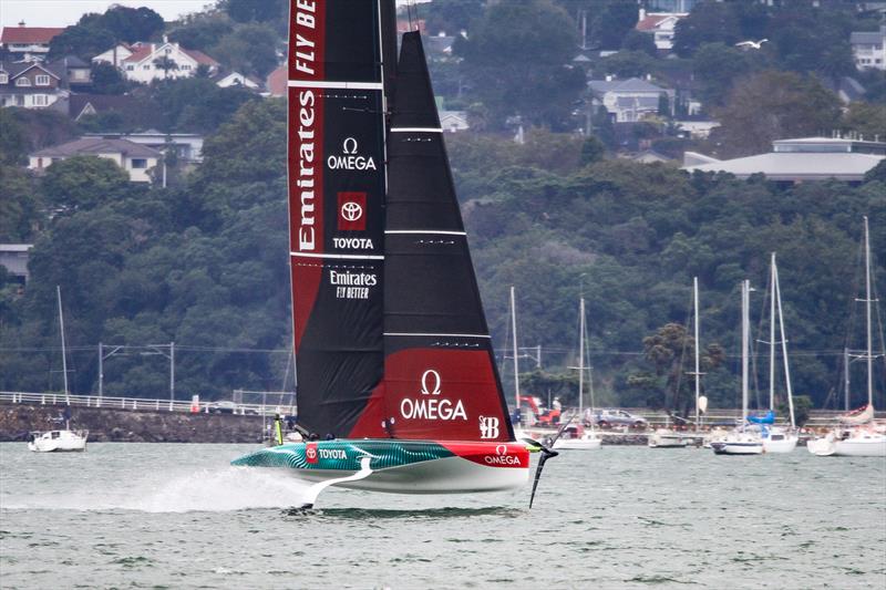 Emirates Team New Zealand  -  LEQ12 and AC40 - Day 21 - February 27, 2023 - Waitemata Harbour, Auckland NZ - photo © Adam Mustill / America's Cup