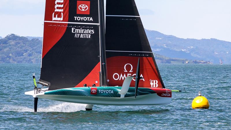 Emirates Team New Zealand  -  LEQ12 - Day 22 - February 28, 2023 - Waitemata Harbour, Auckland NZ - photo © Richard Gladwell - Sail-World.com/nz