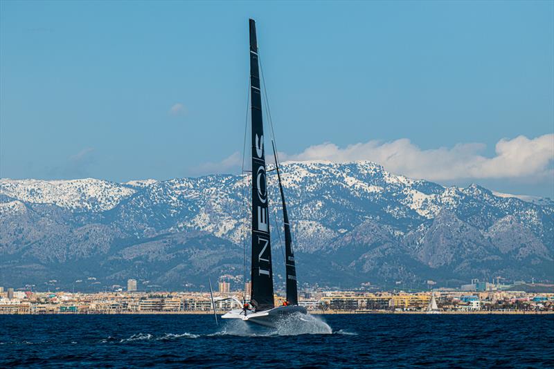 Athena - AC40-2 - INEOS Britannia - AC40 - Day 9 - March 1, 2023 - photo © Ugo Fonolla / America's Cup