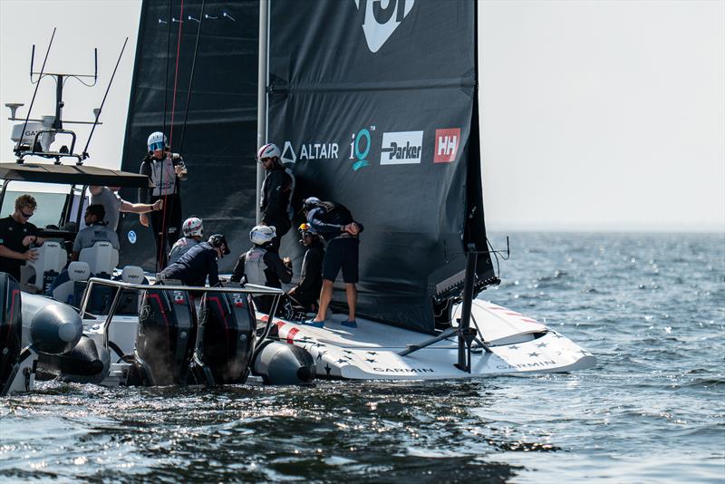  American Magic - AC40 - Day 9 -  March 1, 2023 photo copyright Paul Todd/America's Cup taken at New York Yacht Club and featuring the AC40 class