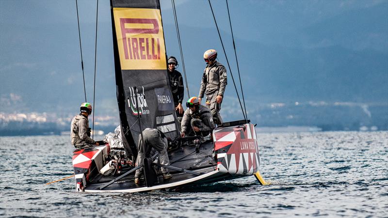 Luna Rossa Prada Pirelli -  LEQ12 - Day 36 - March 2, 2023 - Cagliari photo copyright Ivo Rovira / America's Cup taken at Circolo della Vela Sicilia and featuring the AC40 class