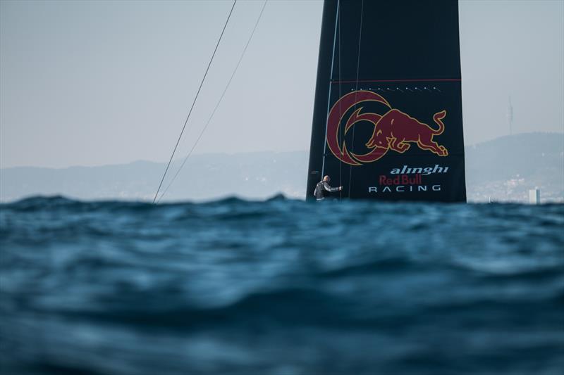  AC40 - Alinghi Red Bull Racing - March 3, 2023 - Barcelona - Day 6 photo copyright Alex Carabi / America's Cup taken at Société Nautique de Genève and featuring the AC40 class