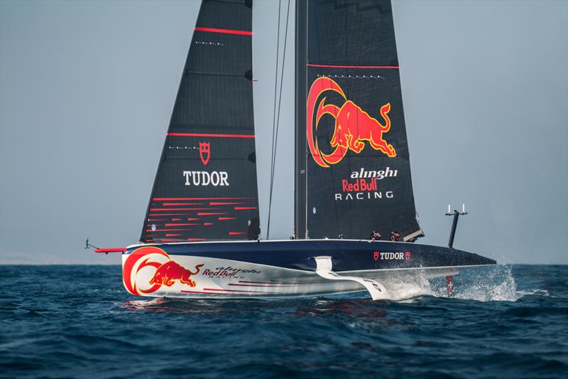  AC40 - Alinghi Red Bull Racing - March 3, 2023 - Barcelona - Day 6 photo copyright Alex Carabi / America's Cup taken at Société Nautique de Genève and featuring the AC40 class