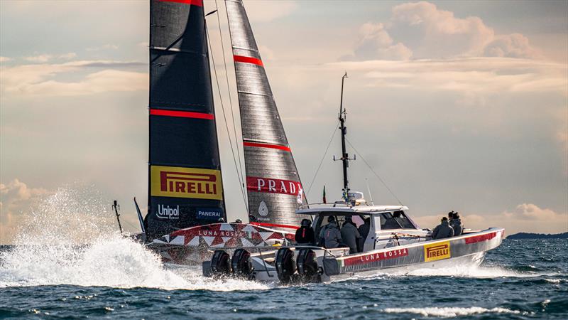 Luna Rossa Prada Pirelli -  LEQ12 - Day 37 - March 4, 2023 - Cagliari photo copyright Ivo Rovira / America's Cup taken at Circolo della Vela Sicilia and featuring the AC40 class