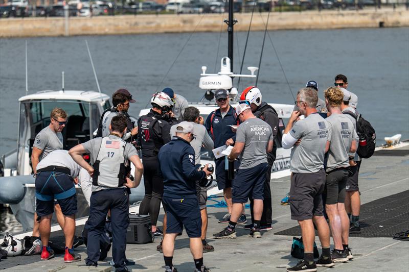  American Magic - AC40 - Day 4 -  March 8, 2023 photo copyright Paul Todd/America's Cup taken at New York Yacht Club and featuring the AC40 class