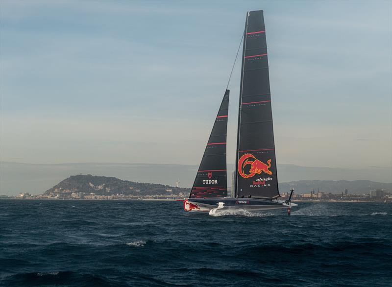  AC40 - Alinghi Red Bull Racing - March 8, 2023 - Barcelona - Day 7 - photo © Alex Carabi / America's Cup