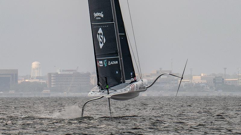 American Magic - AC40 - Day 5 -  March 9, 2023 photo copyright Paul Todd/America's Cup taken at New York Yacht Club and featuring the AC40 class