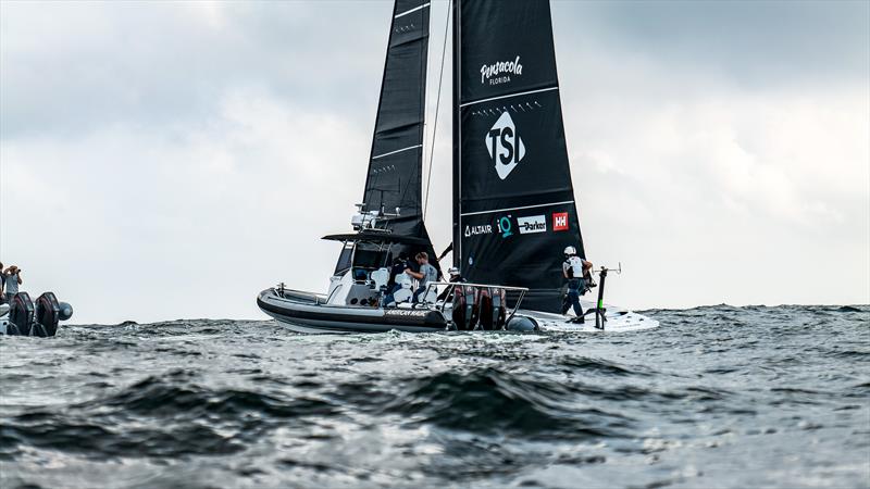 American Magic - AC40 - Day 5 -  March 9, 2023 photo copyright Paul Todd/America's Cup taken at New York Yacht Club and featuring the AC40 class