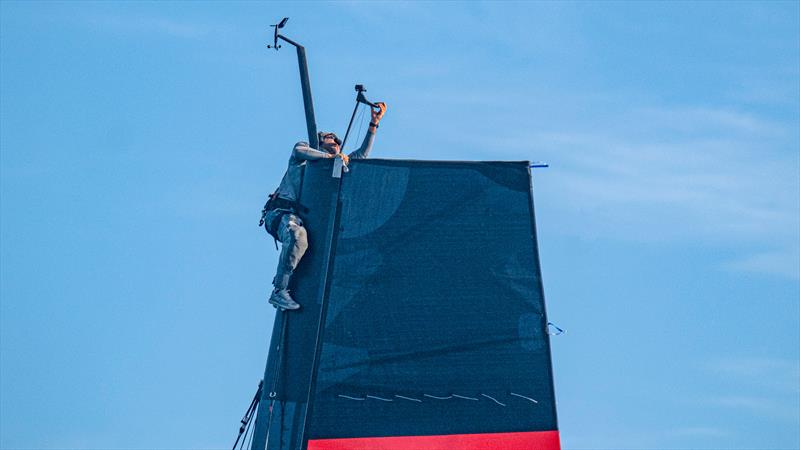 Luna Rossa Prada Pirelli -  LEQ12 - Day 39 - March 10, 2023 - Cagliari photo copyright Ivo Rovira / America'sCup taken at Circolo della Vela Sicilia and featuring the AC40 class