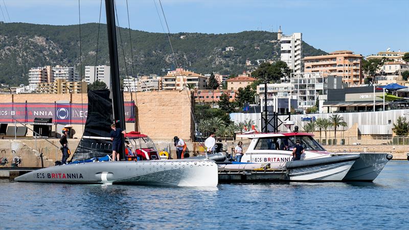 Athena - AC40-2 - INEOS Britannia - AC40 - Day 10 -  March 13, 2023 - photo © Ugo Fonolla / America's Cup