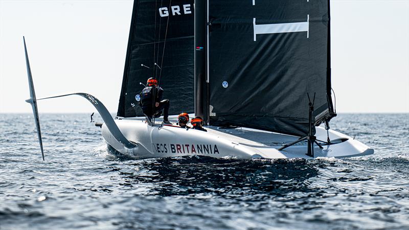 Athena - AC40-2 - INEOS Britannia - AC40 - Day 10 -  March 13, 2023 photo copyright Ugo Fonolla / America's Cup taken at Royal Yacht Squadron and featuring the AC40 class