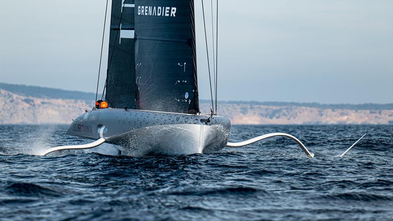 Athena - AC40-2 - INEOS Britannia - AC40 - Day 10 -  March 13, 2023 photo copyright Ugo Fonolla / America's Cup taken at Royal Yacht Squadron and featuring the AC40 class