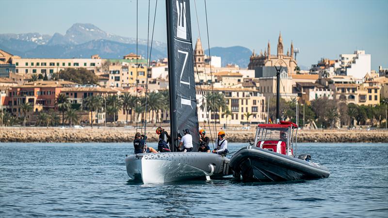 Athena - AC40-2 - INEOS Britannia - AC40 - Day 10 -  March 13, 2023 photo copyright Ugo Fonolla / America's Cup taken at Royal Yacht Squadron and featuring the AC40 class