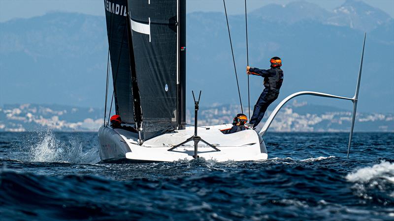 Athena - AC40-2 - INEOS Britannia - AC40 - Day 10 -  March 13, 2023 - photo © Ugo Fonolla / America's Cup