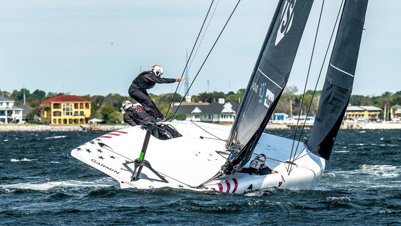 American Magic - AC40 - Day 6 -  March 13, 2023 - photo © Paul Todd/America's Cup