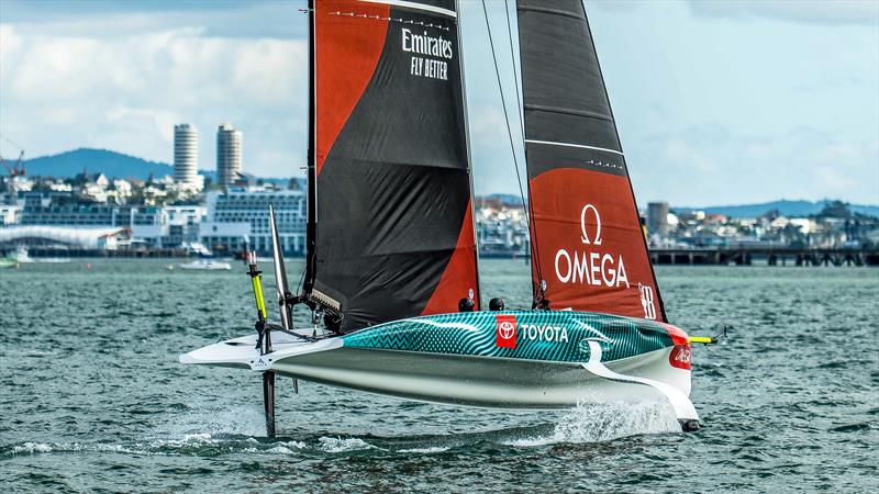 Emirates Team New Zealand - AC40 - LEQ12 - Day 23, May 17, 2023 - photo © Adam Mustill/America's Cup